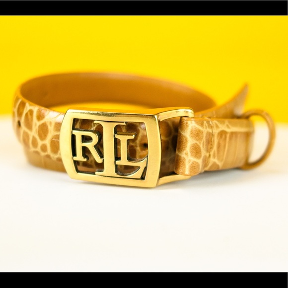 Ralph Lauren Other - Vintage RALPH LAUREN Skinny Genuine Leather Belt